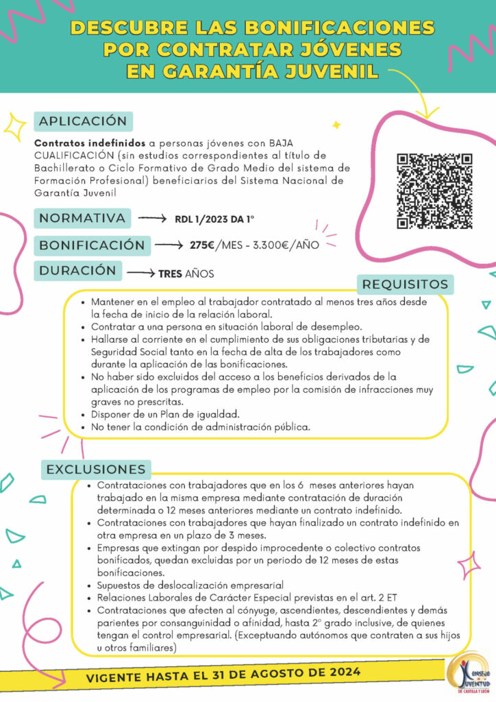 Flyer Bonificaciones SNGJ 2024 2