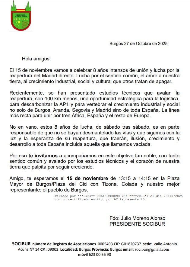 MANIFESTACION SOCIBUR